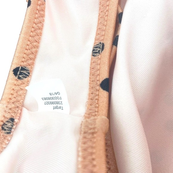 Shade & Shore NWT Sun Coast Cheeky Swimsuit Bikini Bottoms Tan Dot Size XL - Picture 6 of 9